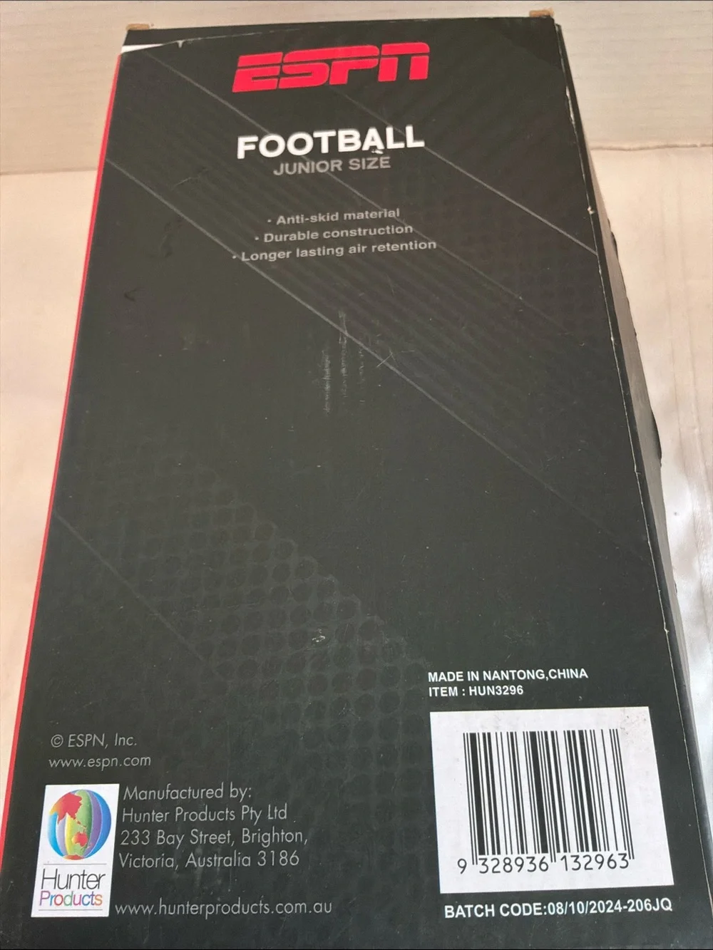Hunter for ESPN junior football junior size